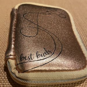 ~Amica~ Rose Gold Ear Buds Wallet